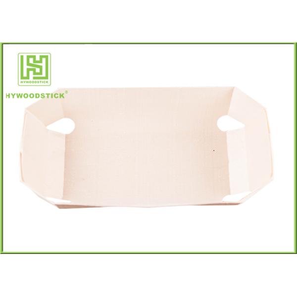 Multi - Purpose Wooden Sushi Boat Platter Plate For Cold Food 100pcs / Bag