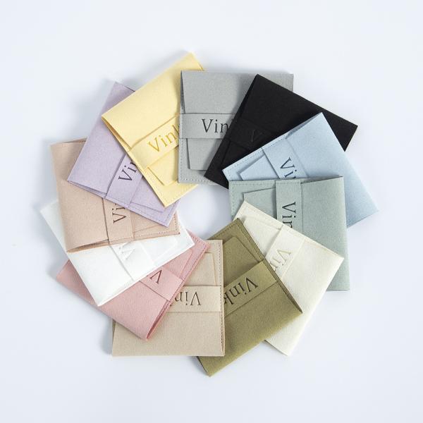 Custom Logo Accepted 6.2*6.2 Cm Multi-color Velvet Flip Cover Fashion Necklace