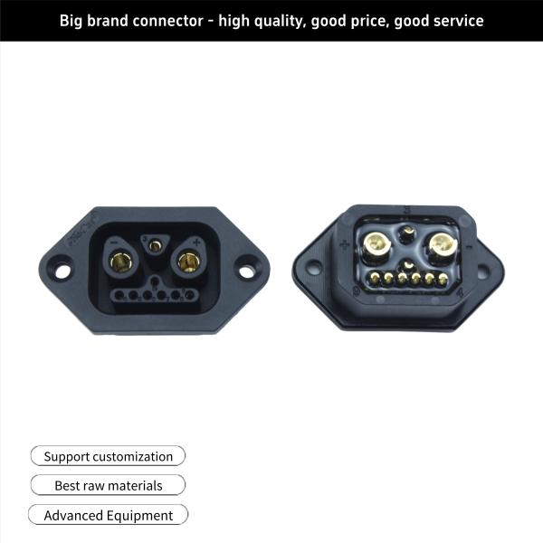 DM40 2+1+7P 40A/100A EBIKE Connector Waterproof Lithium Battery Charging Port Connector