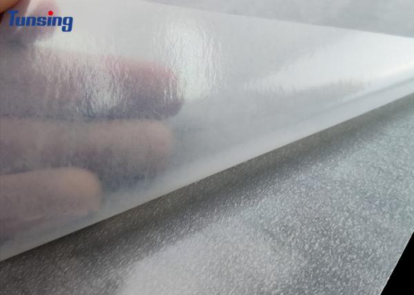 Waterproof Soft Hot Melt Glue Sheets , Hot Melt Glue Film For 100% Embroidery Patch