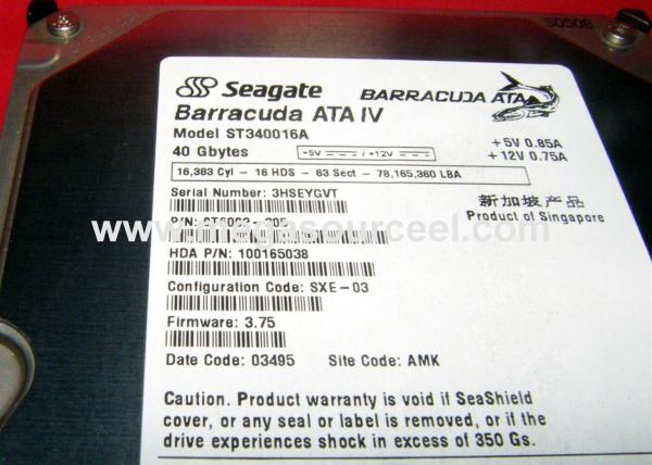 36GB 10K SCSI 3.5 HDD 68-PIN U160 ST336705LW REFURBISHED SEAGATE