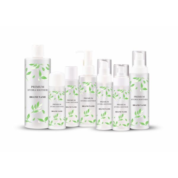 Bouteilles en plastique rechargeables de pompe du cylindre 30ml de revêtement de couleur