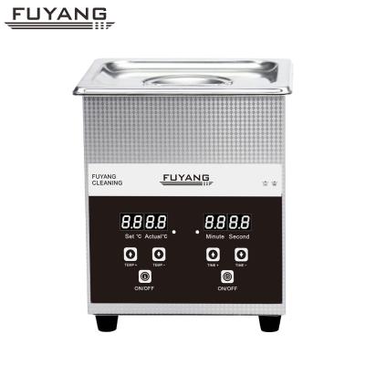 Household Digital Ultrasonic Jewelry Cleaner 2 Liters 40KHz With Manual Knobs