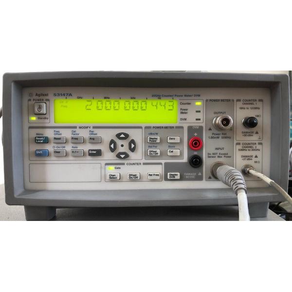 Счетчик DVM 20GHz микроволны метра силы Agilent 53147A RF ультра широкополосный