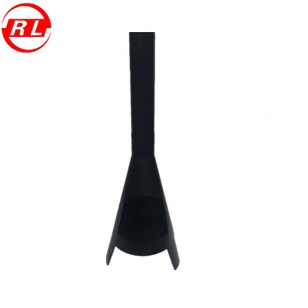 Fogão de queimadura preto da madeira de círculo do aço carbono exterior 1.5mm