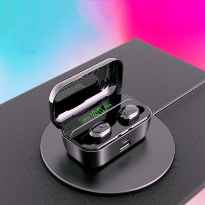 Fone de ouvido de Tws Bluetooth com os fones de ouvido de carregamento sem fio da indicação digital do diodo emissor de luz mini no fones de ouvido de Earbuds da orelha com Mic