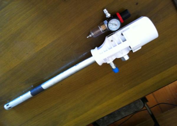 Bomba pneumática da graxa do ar do cilindro 20kg indispensável com o separador de água do óleo