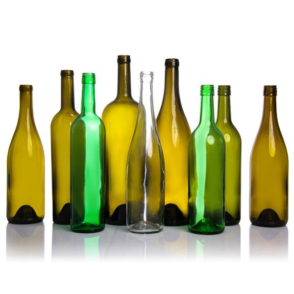 750 Ml Frosted Wine Bottle