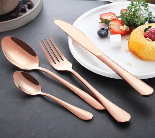 Stainless Steel Flatware Rose Gold Cutlery Set/Tableware/Dinnerware