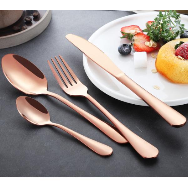 Stainless Steel Flatware Rose Gold Cutlery Set/Tableware/Dinnerware