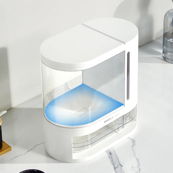 Plastic Cereal Rice Grain Dispenser Large Capacity Kitchen Rice Dispenser