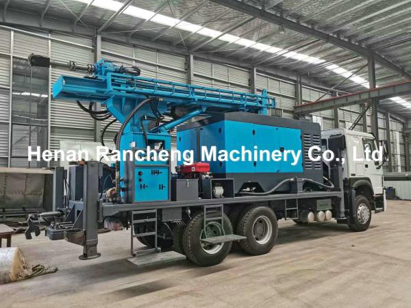 200m Truck Mounted Water Well Drilling Rig with 3400mm Feed Stroke
