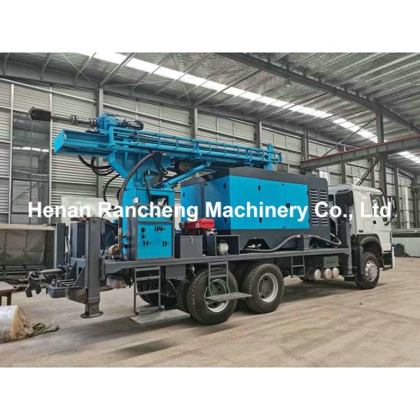 Дизельный двигатель 129 л.с. Водяная буровая установка 450 м Глубина бурения 500 мм диаметр