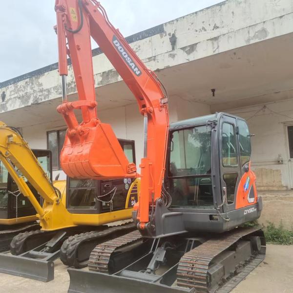 DX60LC Excavadora Doosan Usada 6 toneladas Excavadora de rastreador hidráulico