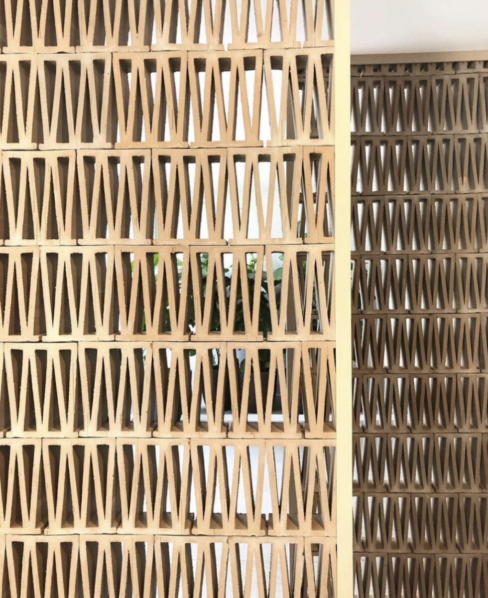 Cement Geometric Breeze Blocks White Hollow Concrete Screen Bricks for Architectural Facades & Interior Partitions