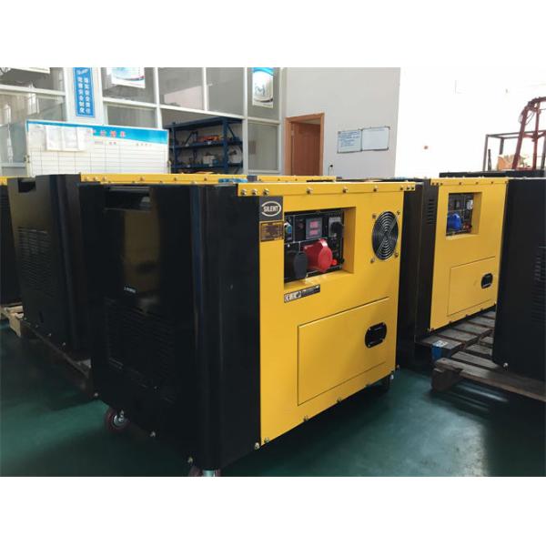 50HZ Rated 4.5kW Portable Diesel Generator Silent Type Air Cooled