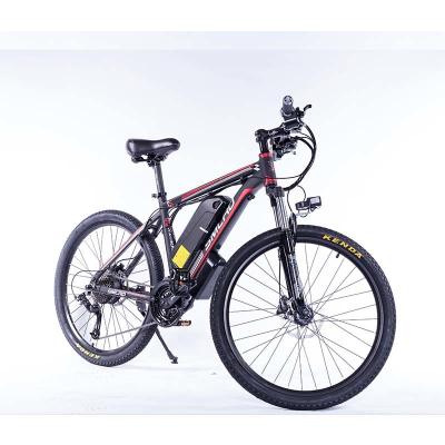 26 27.5 29 Inch Electric Bike Shimano 7 Speed 48V Lithium Battery For Adults