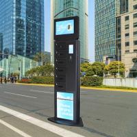 Máquinas de carregamento do telefone celular de Brightbox do suporte do assoalho com cacifos da segurança