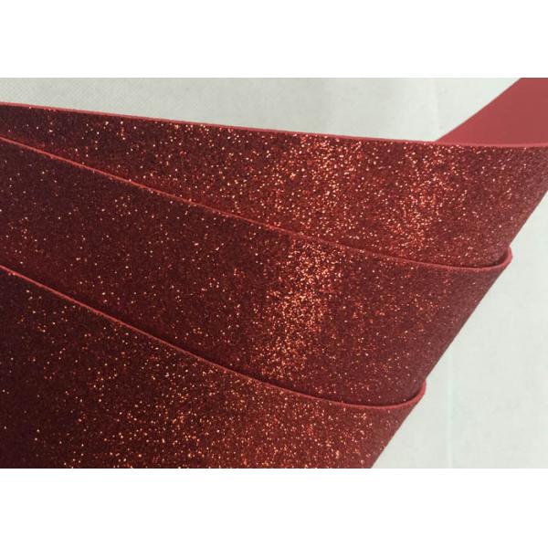 1mm Thickness Adhesive Glitter Foam Sheets , Anti - Slip Sticky Back Glitter Foam Sheets