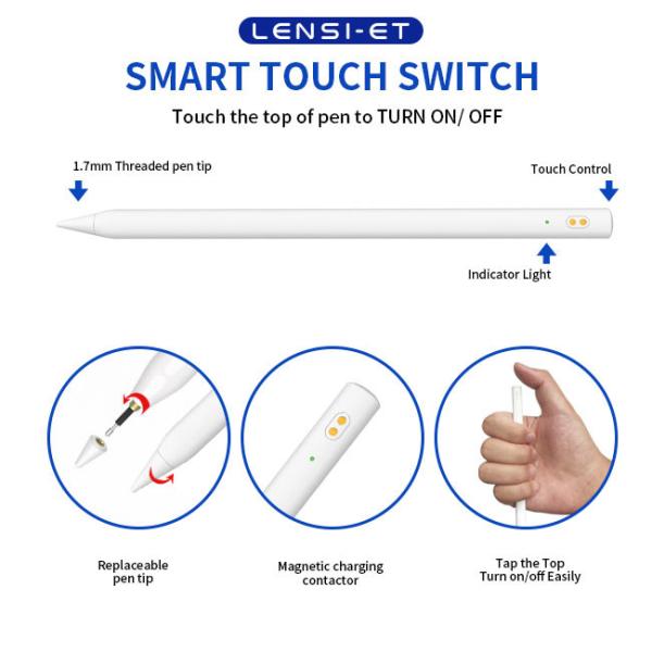 Triangle Active Tablet Stylus Pencil с чехлом для зарядки 13 г