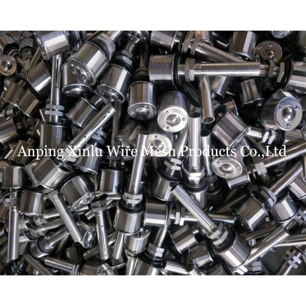 2Ton Long Neck SS316L Johnson Wire Wrapped Screen Nozzle with NPT threaded