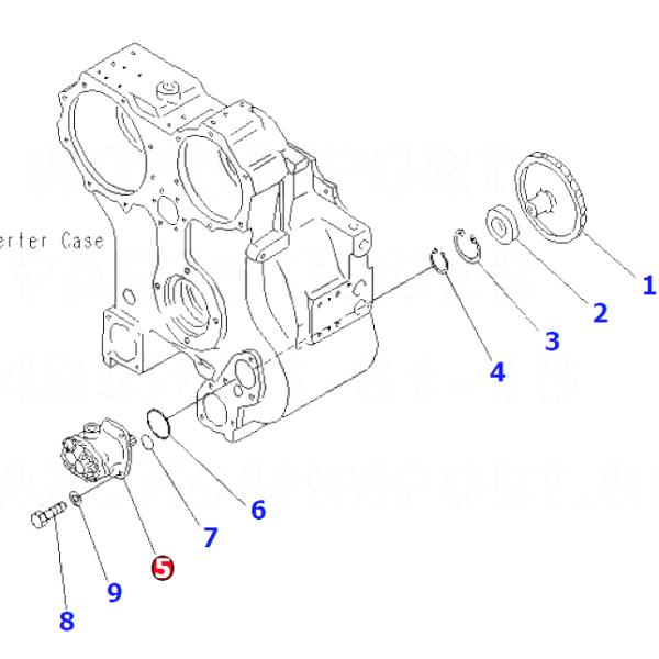 насос бульдозера 14С-49-11600 Д65-12/насосы с зубчатой передачей литого железа гидравлические серебрят цвет