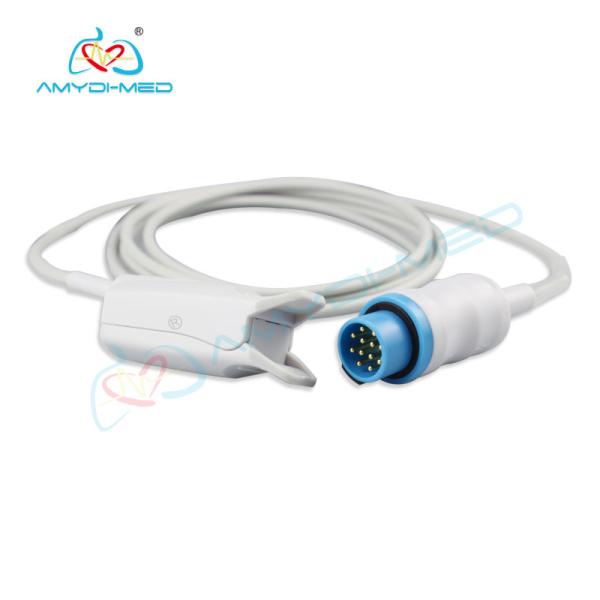 12 Pin Biolight Spo2 Sensor 3 Meter TPU Material With Long Service Life