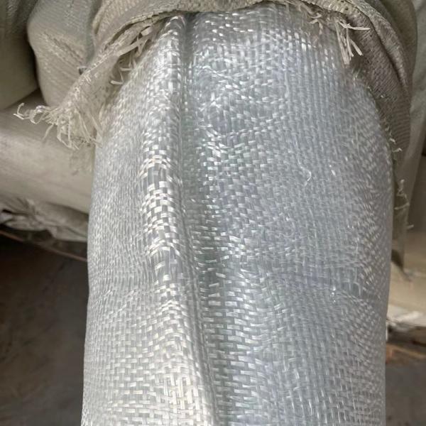 50m 0.2mm Reinforced Fiberglass Cloth Roll White Plain Woven