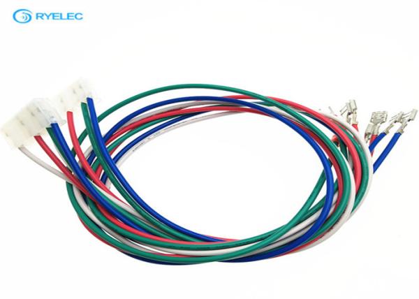 Terminal Connector Wire Harness Cable , 6 Pin Electronic Rear Wiring Harness