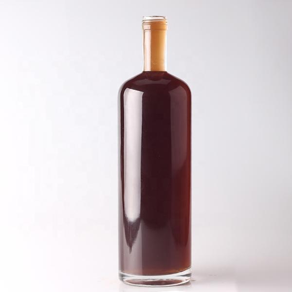 Стеклянная бутылка 50cl горячее штампование Вино керамический стиль бутылка для напитков 700 мл