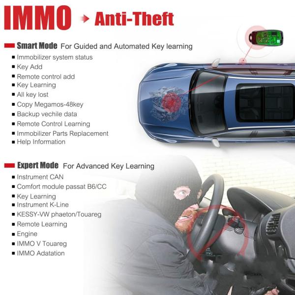 Apoio original IMMO diagnóstico e programação chave de MaxiIM IM608 da ferramenta diagnóstica de Autel
