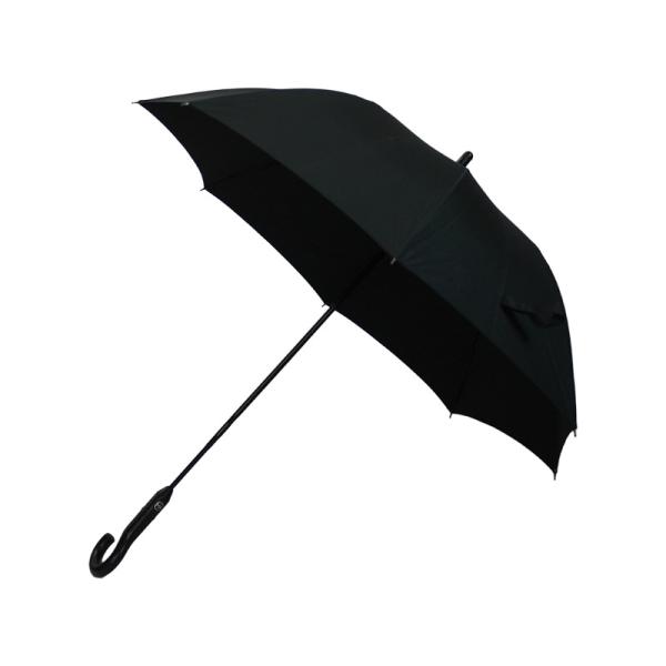 Crutch Walking Stick Handle Windproof Automatic Straight Umbrella with One-Click Open