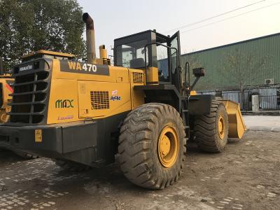 260hp Used KOMATSU Loader WA470-3 Wheel KOMATSU 470 Loader 32.7km/H Max Reverse Speed