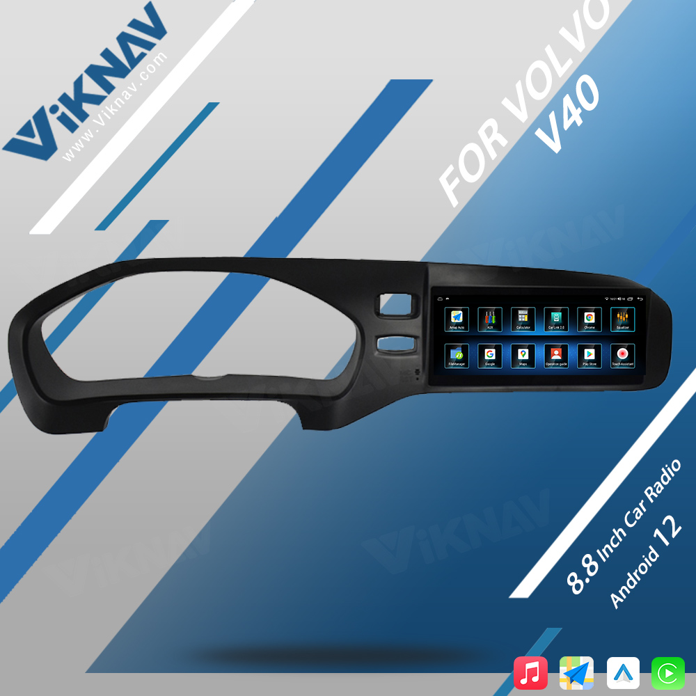 Viknav LHD LCD V40 Volvo Сенсорный экран 2011-2019 GPS навигация 1920x1200