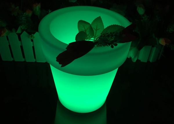 Potenciômetros de flor pequenos do diodo emissor de luz do tamanho 20X25cm que incandescem para a loja/evento/caminho Decaration