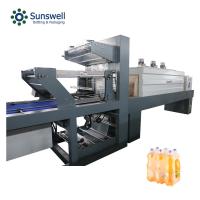 Machine de conditionnement d'emballage en papier rétrécissable de la chaleur de feuille de plastique avec le tunnel de rétrécissement