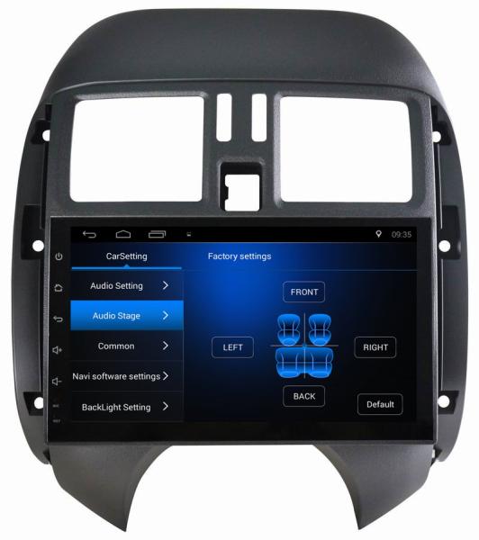 Ouchuangbo auto radio gps navi android 8.1 for Nissan Sunny 2011-2013 with BT USB SWC reverse camera WIFI receiver