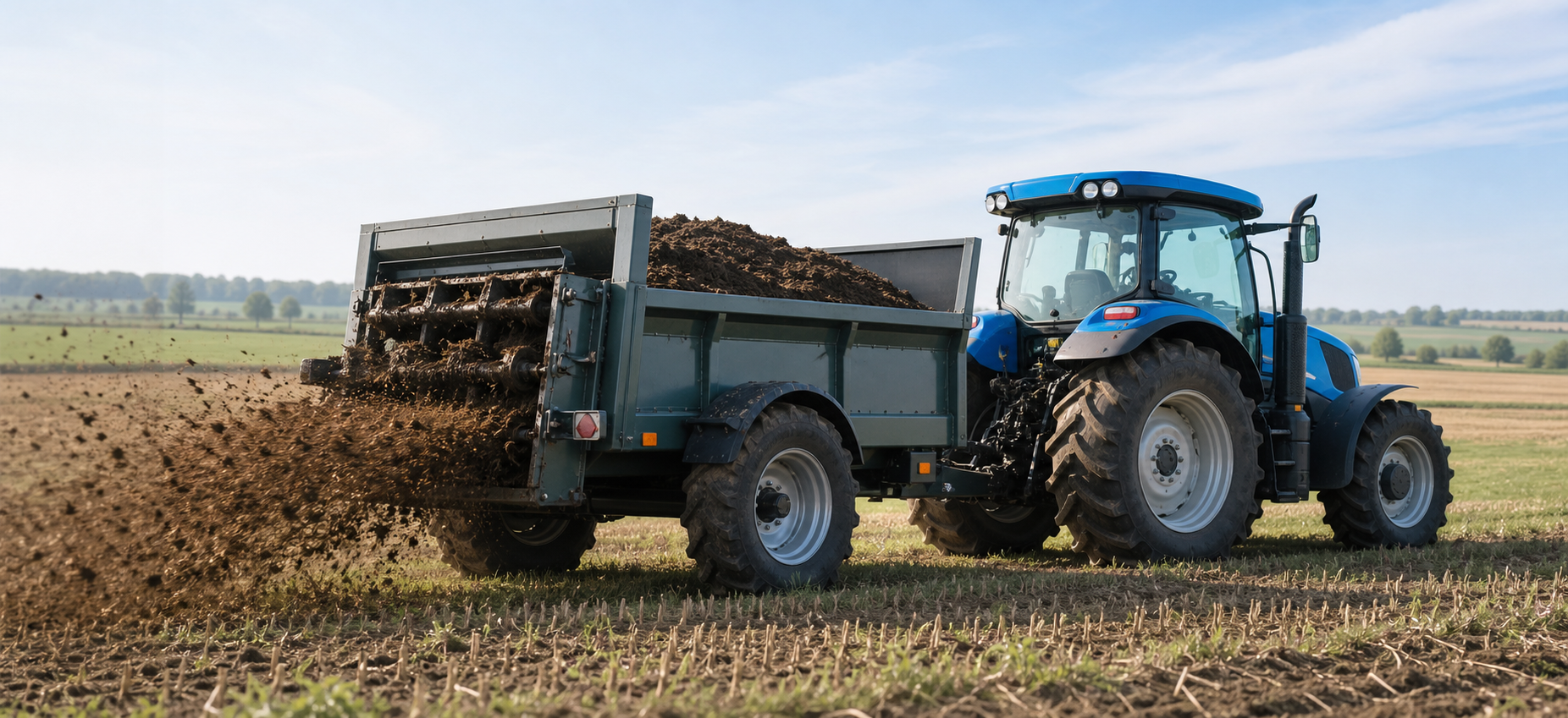 BSM Tractor Manure Spreader for Organic Fertilizer Application
