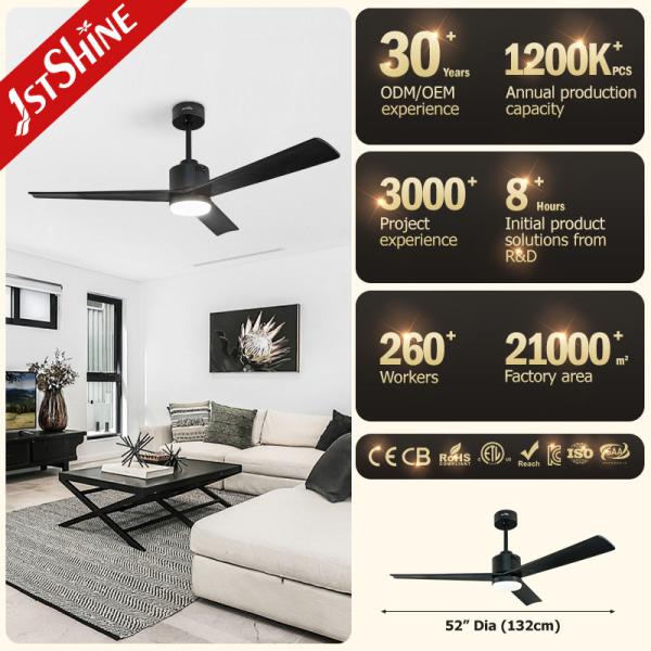 220v Reversível Moderno Ventilador de Tecto Inteligente Controle Remoto 3 cores