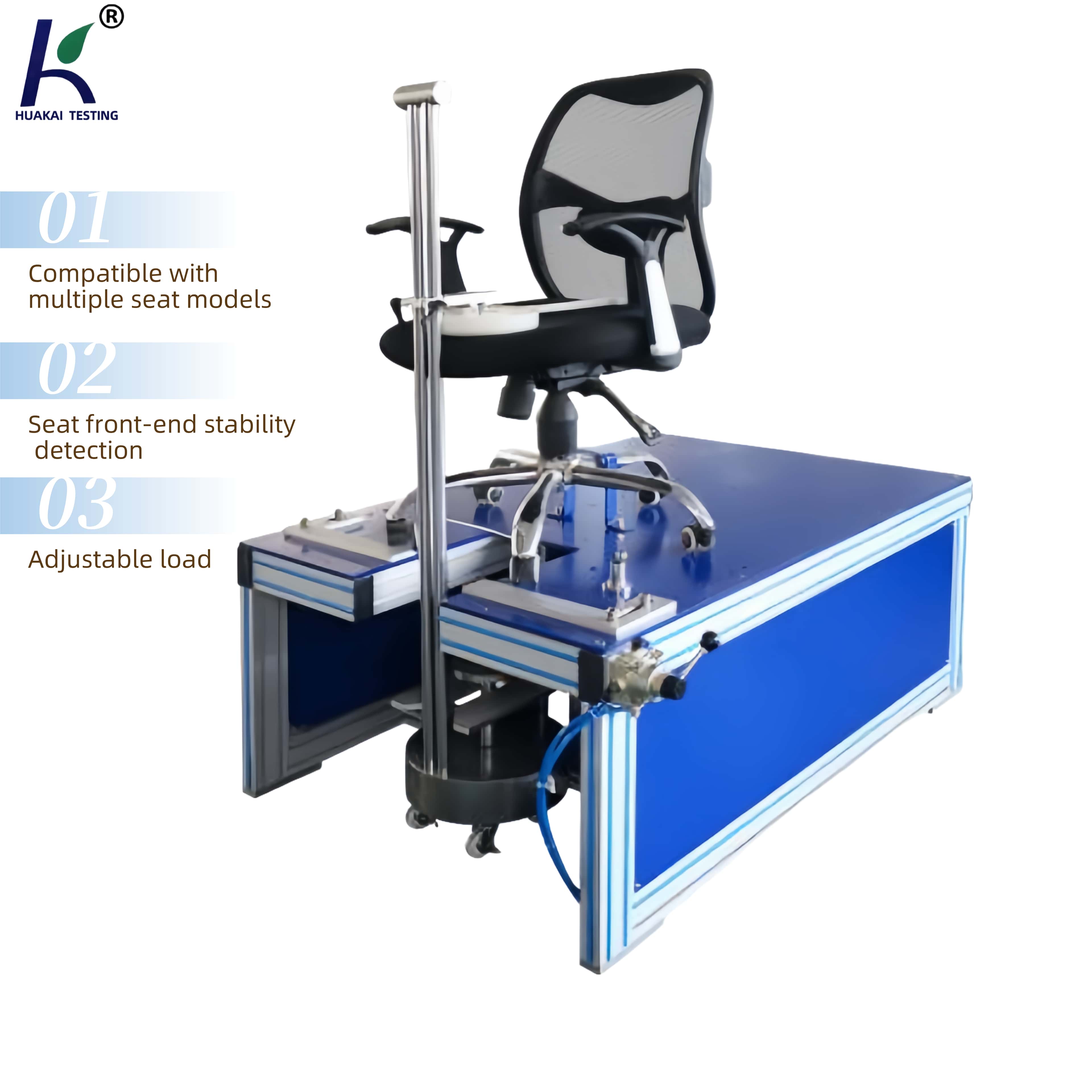Factory Direct Sales Office Chair Seat Stability Tester and Furniture Seat Durability and Stability Testing Equipment