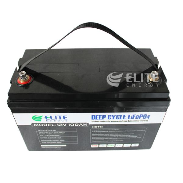 Батарея утюга 12V 100Ah RV LiFePO4 лития фосфата перезаряжаемые