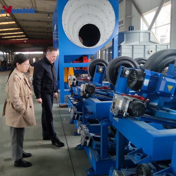 3LPE Coating Pipe Production Line with Epoxy Powder Coating, Induction Heating, and SA2.5 Surface Treatment