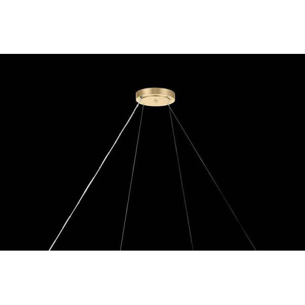 Потолочное освещение Dimmable хрустальной люстры падения воды золота высокой яркости