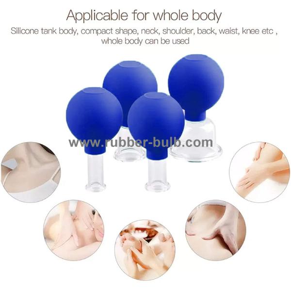 4 Pieces Fat Reducing Wrinkle Remover Facial Vacuum Suction Massage Cups