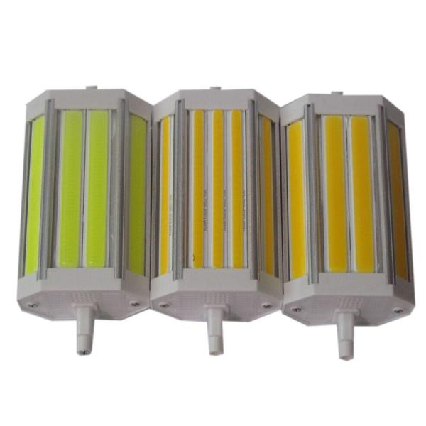Dimmable 30W 118mm COB led R7S lamp NO noise without cooling Fan outdoor flootlight replace 300W halogen lamp AC110-240V