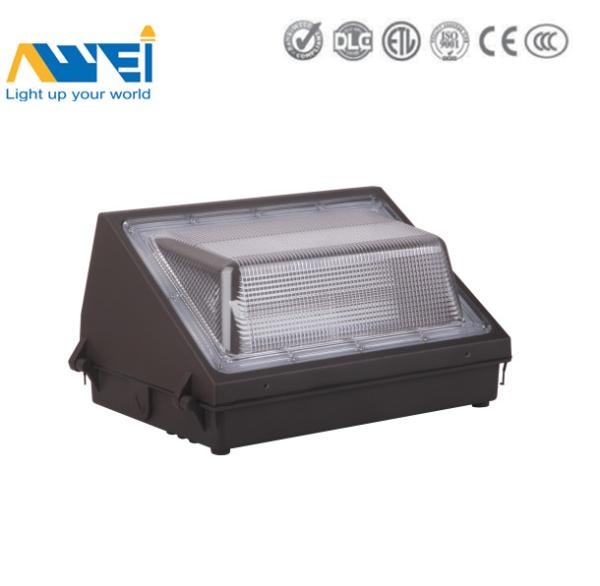 A parede externo exterior de bronze escura a rendimento elevado do bloco 35W 50W 80W da parede do diodo emissor de luz ilumina-se