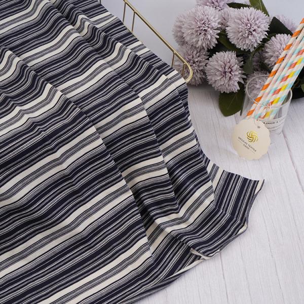 100% Cotton Breathable Sweat Absorbing Striped Knit Fabricfor T-Shirt
