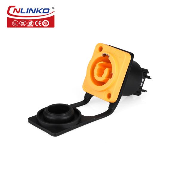 Cnlinko PowerCon 20A AC Cable 3 Pin Power Connector Waterproof for Led Display