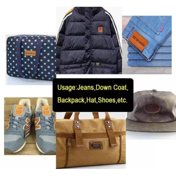 Логотип логотипа изготовителя изготовленный на заказ выбил кожаные заплаты для сумки, для шляпы/одежды