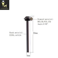 Pata SS304 para cima e para baixo Diamond Chamfer Tool